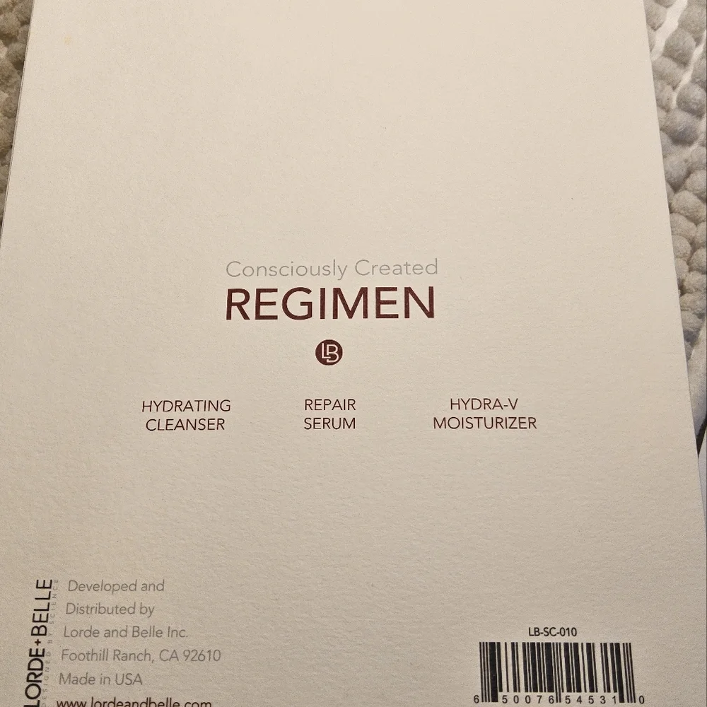 NWOT Lord + Belle Regimen Trio Set